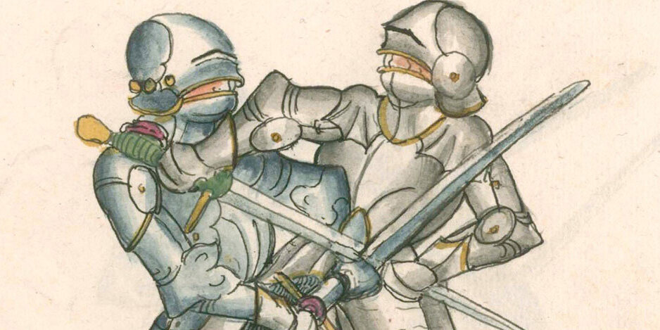 Mit Schwert und Degen