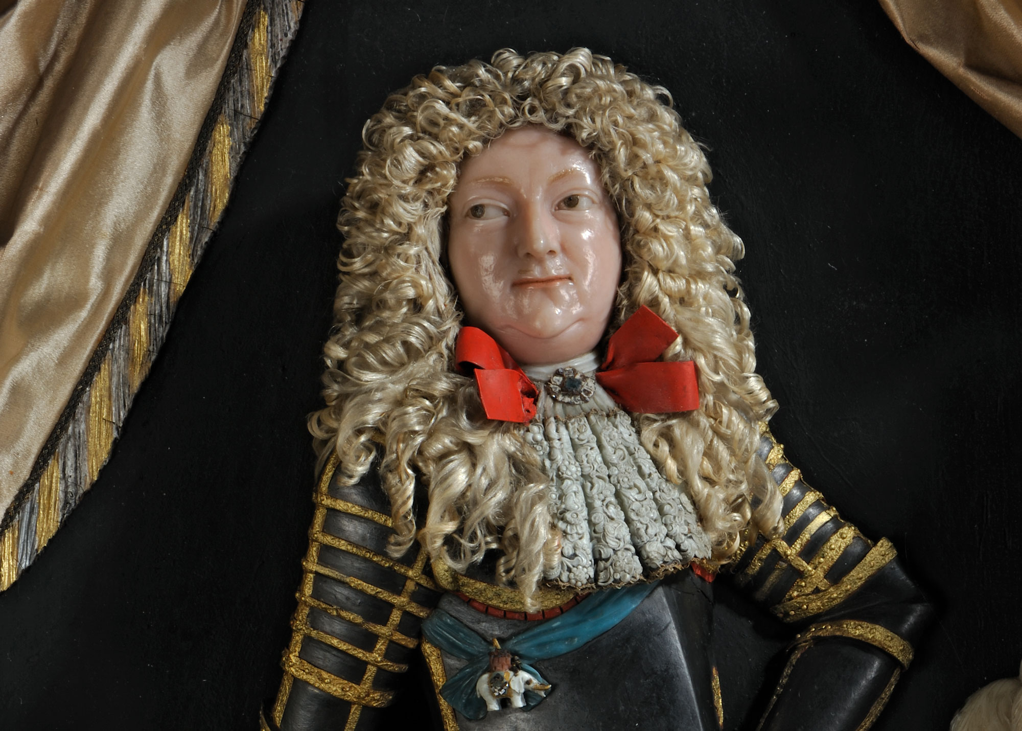 Ein Wachsbild Friedrichs I. von Sachsen-Gotha-Altenburg